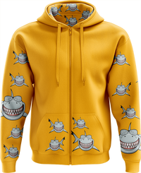 Snazzy Shark Full Zip Hoodies Jacket 12