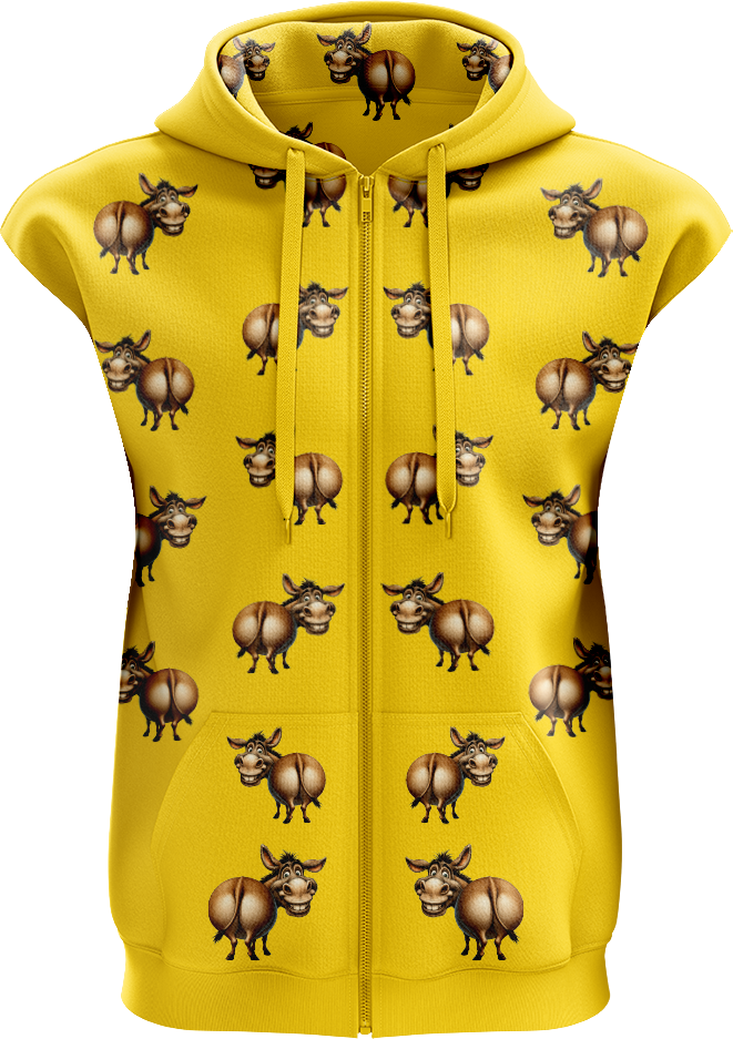 Donkey Sleeveless Full zip Hoodie