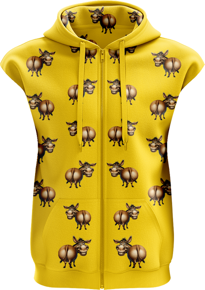 Donkey Sleeveless Full zip Hoodie
