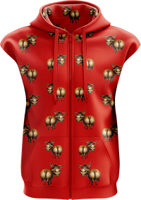 Donkey Sleeveless Full zip hoodies 3