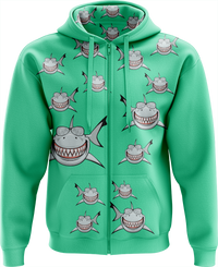 Snazzy Shark Full Zip Hoodies Jacket 3