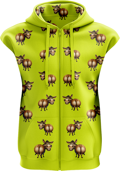 Donkey Sleeveless Full zip Hoodie