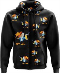Trendy Toucan Full Zip Hoodies Jacket 4