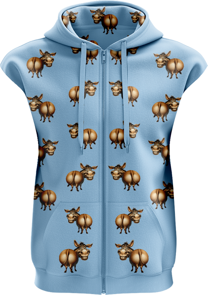 Donkey Sleeveless Full zip Hoodie