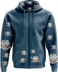 Snazzy Shark Full Zip Hoodies Jacket 9