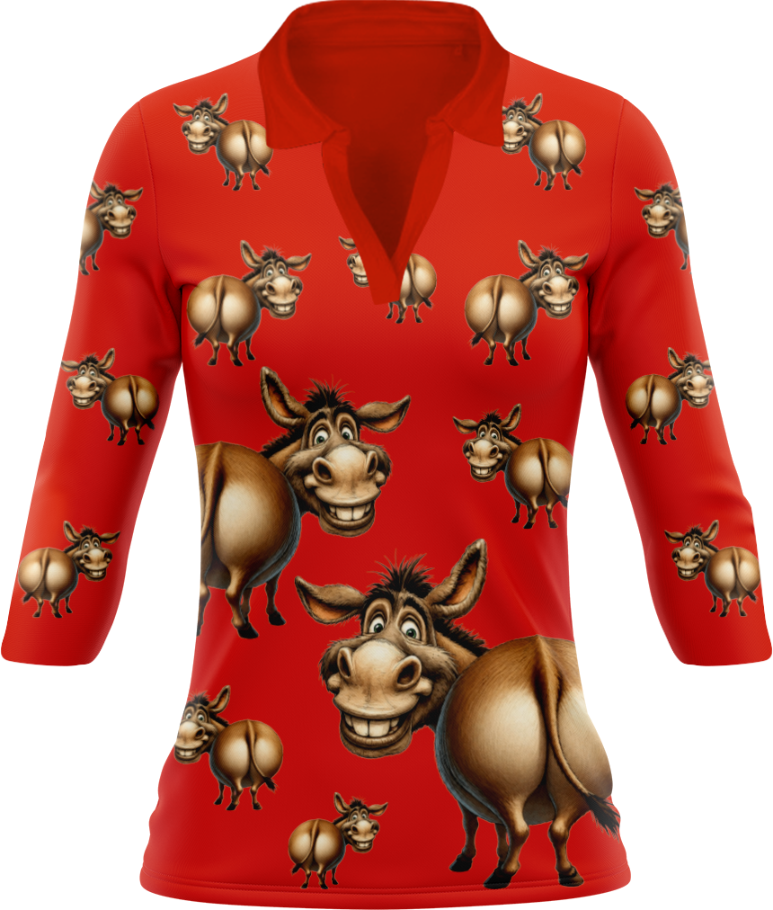 Donkey Ladies Short Sleeve Polo