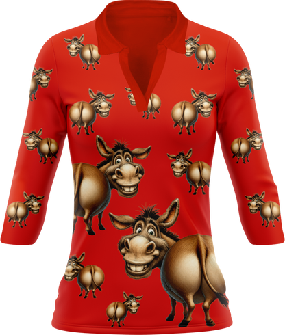 Donkey Ladies Short Sleeve Polo