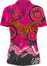 Indigenous Goanna Women's Polo 2