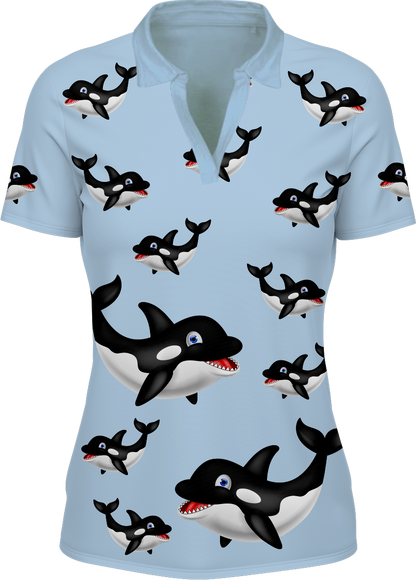 Orca Whale Women's Polo