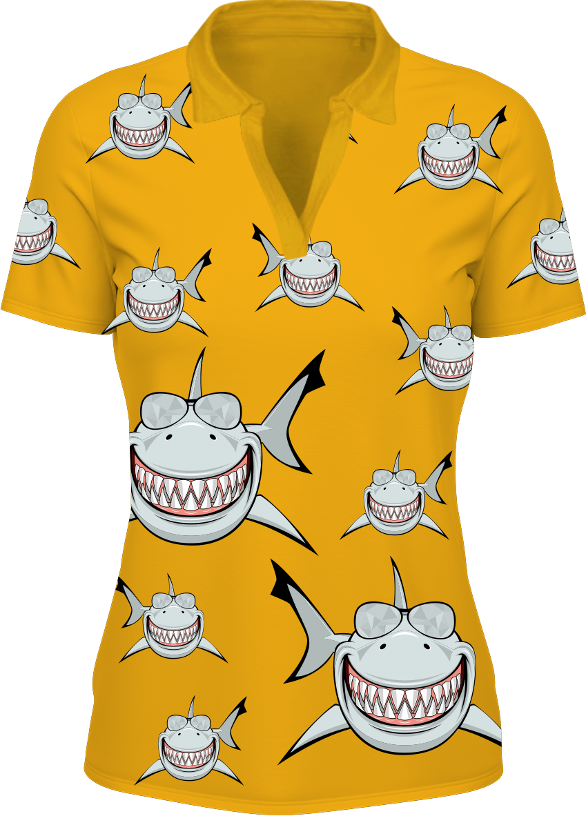 Snazzy Shark Women's Polo