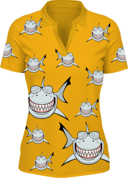Snazzy Shark Women's Polo