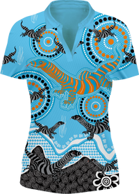 Indigenous Goanna Women's Polo 4