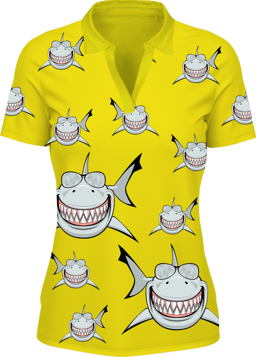 Snazzy Shark Women's Polo