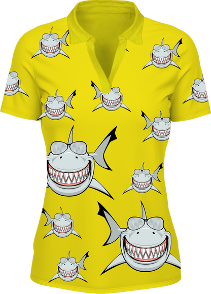 Snazzy Shark Women's Polo