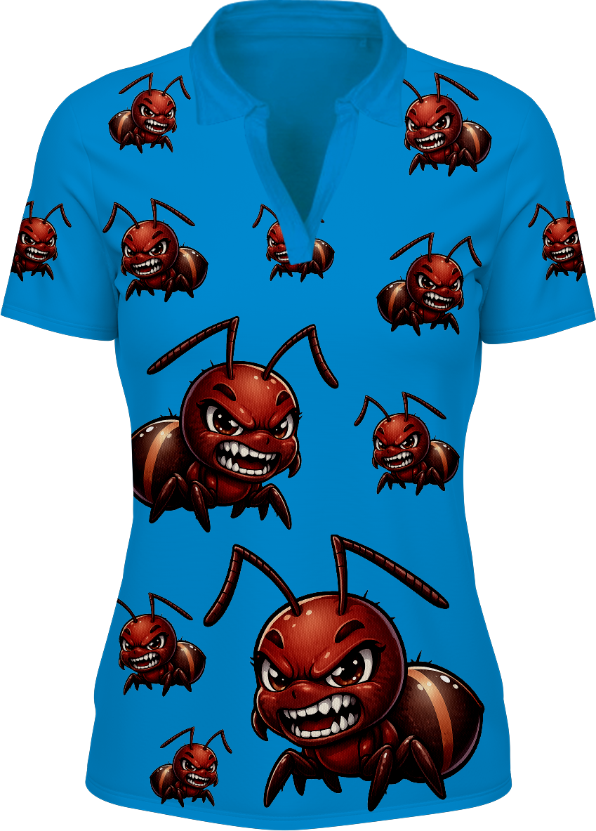 Chinchilla Ants Ladies Polo