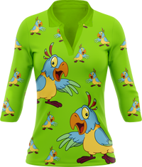Psycho Parrot Women's Polo 5