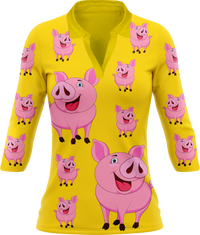 Percy Pig Women's Polo 8