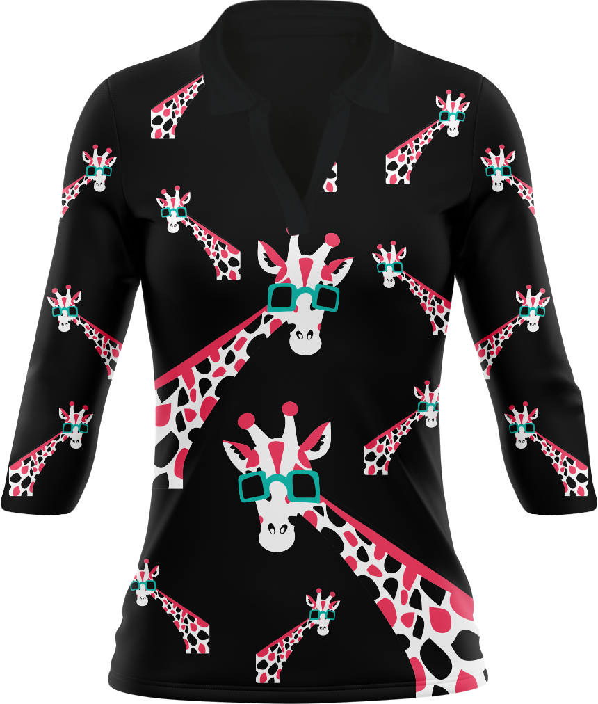 Gigi Giraffe Women's Polo