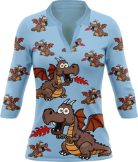 Dopey Dragon Women's Polo 7