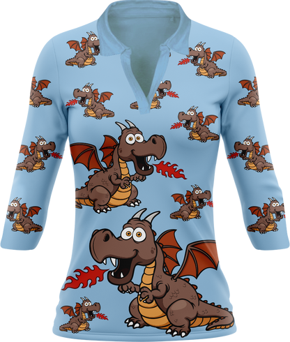 Dopey Dragon Women's Polo