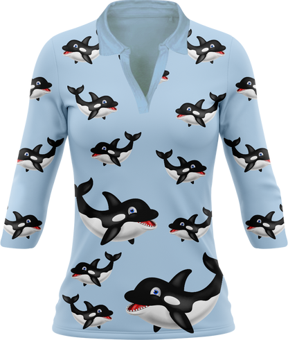 Orca Whale Women's Polo