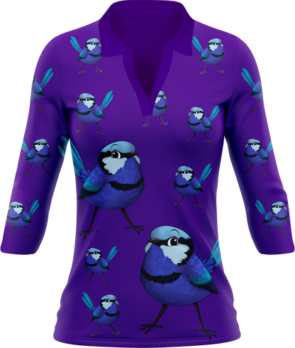Blue Wren Women's Polo