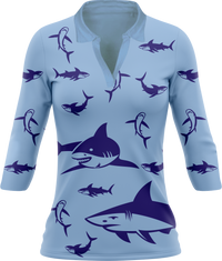 Swim With Sharks Women's Polo 8