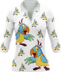 Psycho Parrot Women's Polo 7