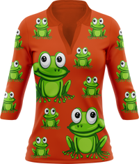 Freaky Frog Women's Polo 8
