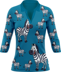 Ziva Zebra Women's Polo 8