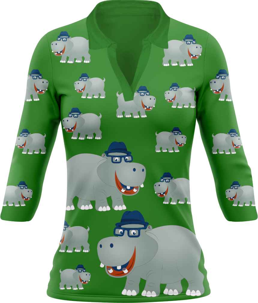 Hungry Hippo Women's Polo