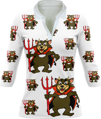 Devil Wears Fungear Women's Polo