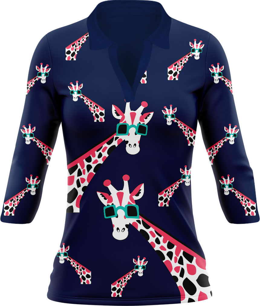 Gigi Giraffe Women's Polo