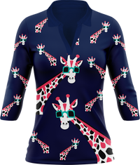 Gigi Giraffe Women's Polo 6