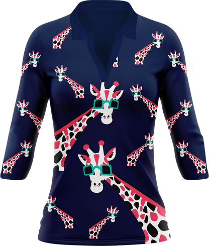 Gigi Giraffe Women's Polo