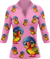 Rainbow Lorikeet Women's Polo 6