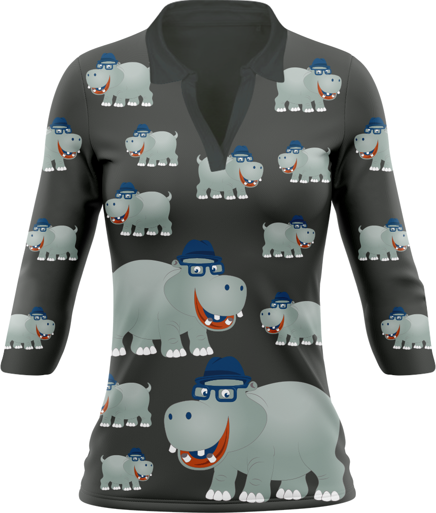 Hungry Hippo Women's Polo