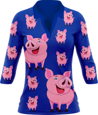 Percy Pig Women's Polo 7