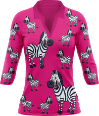 Ziva Zebra Women's Polo 7