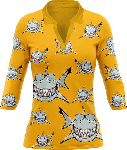 Snazzy Shark Women's Polo
