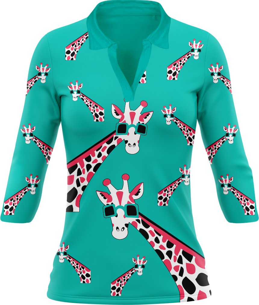 Gigi Giraffe Women's Polo