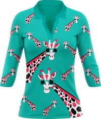 Gigi Giraffe Women's Polo 8