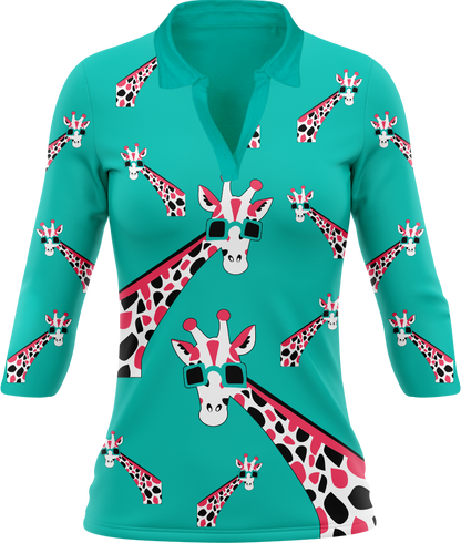 Gigi Giraffe Women's Polo