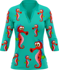 Sassy Seahorse Women's Polo 5