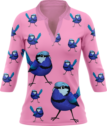 Blue Wren Women's Polo