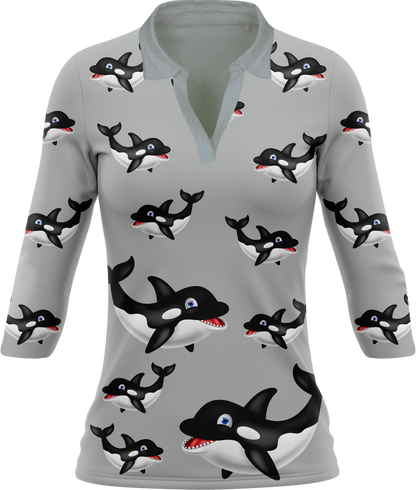 Orca Whale Women's Polo