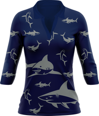 Swim With Sharks Women's Polo 7