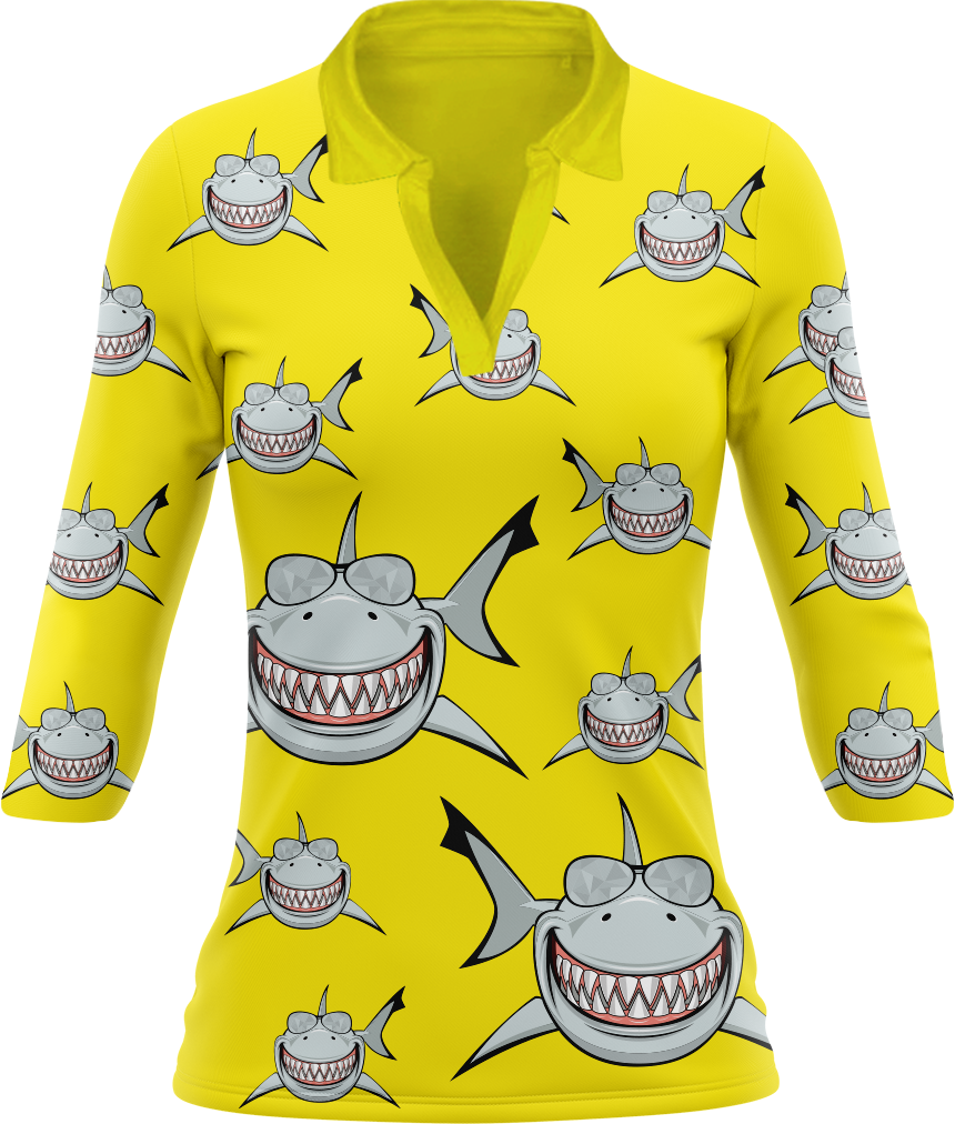 Snazzy Shark Women's Polo