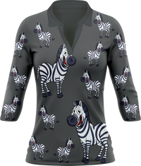 Ziva Zebra Women's Polo 5