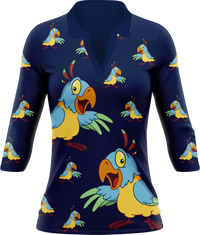 Psycho Parrot Women's Polo 8